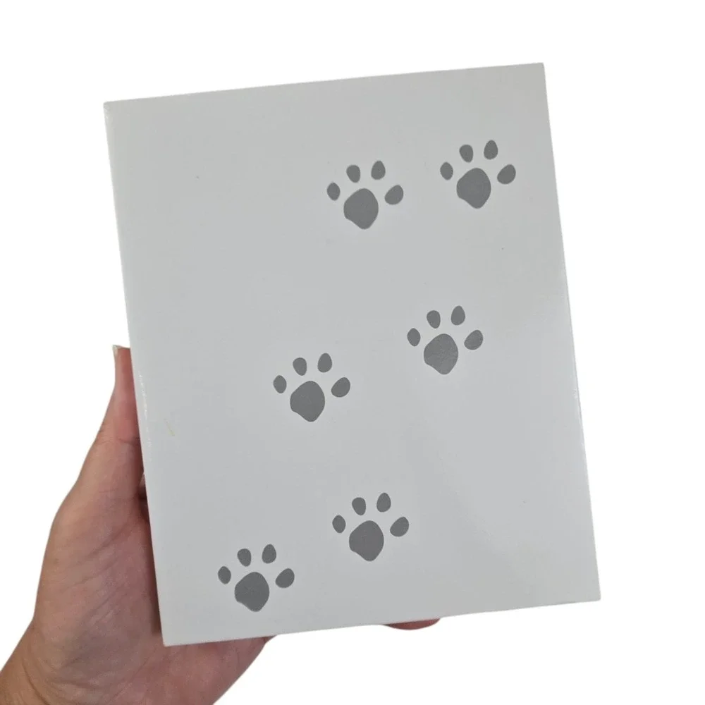 Cat Lovers Metal Picture Frame w Climbing Cat & Charms 3.5x5 Sealed In Gift Box